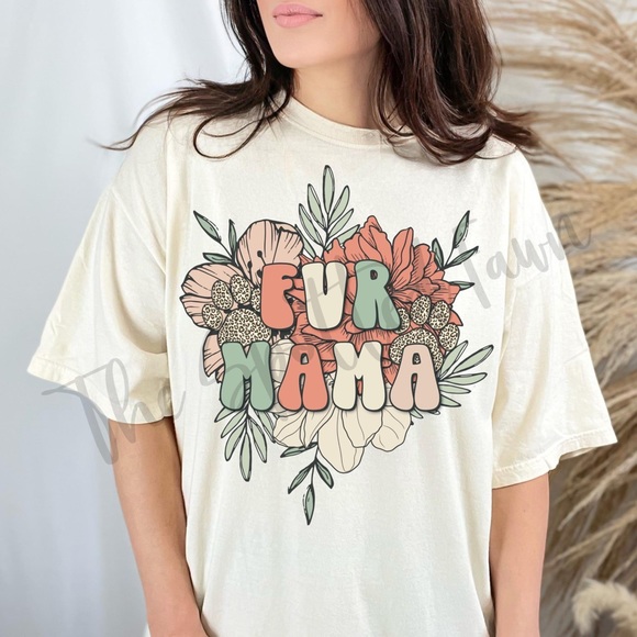 “Fur Mama” Comfort Colors - Picture 1 of 1